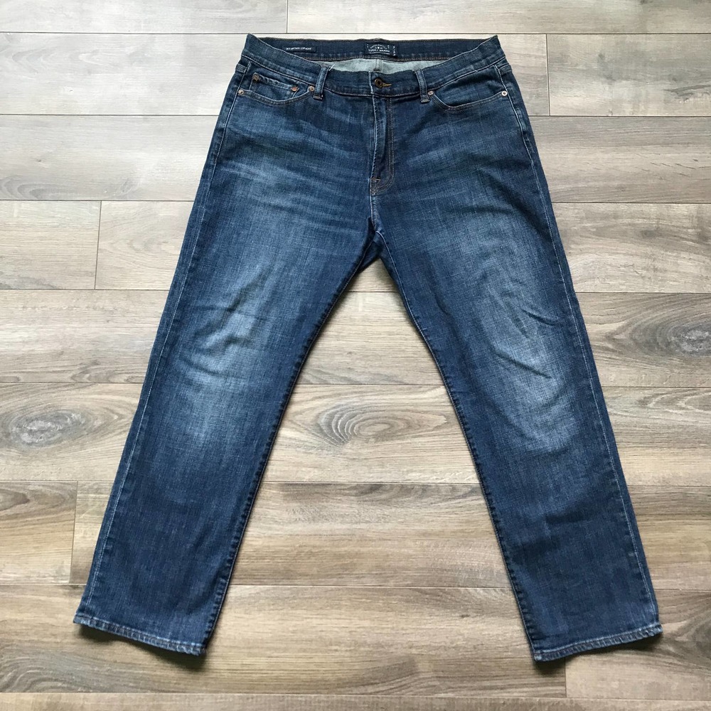 Mens Lucky Brand Medium Wash 363 Vintage Straight Stretch Jeans | 36x30